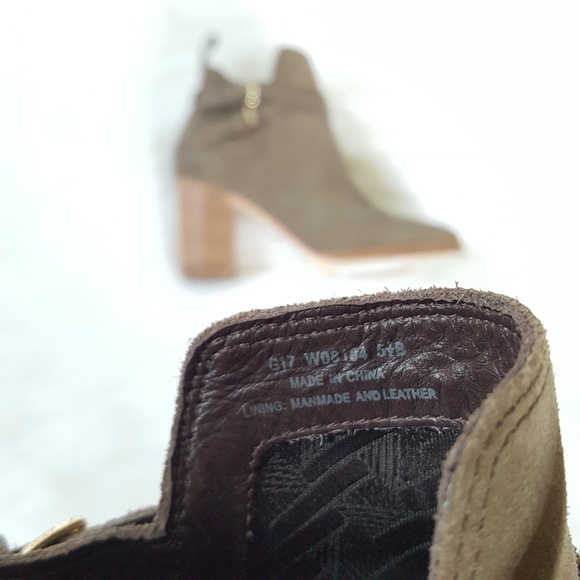 FINAL Cole Haan Ankle Linnie Bootie Morel Suede - Picture 5 of 8